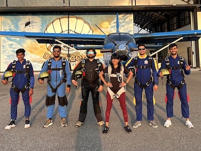 Dropzone Thailand with Skydiver Shweta for Solo Skydiving